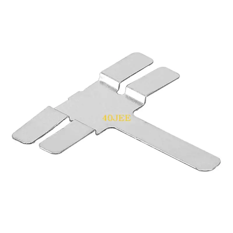 

40JE 20 Pieces T-shaped Nickel Battery Connector Widely Used in Nickel-metal Hydride and Lithium Batteries Low Resistivity