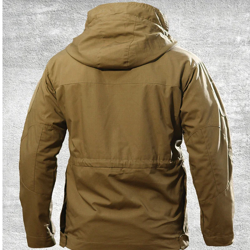 Men M65 Tactical Jacket Male Parka Winter Coat Waterproof Windbreaker Military Flight Pilot Coats Autumn Army Field Jacket S-2XL