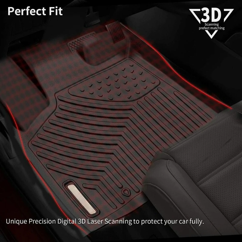 Floor Mats Liner for 2008-2020 Dodge Grand Caravan 08-16 Chrysler Town TPE  United States