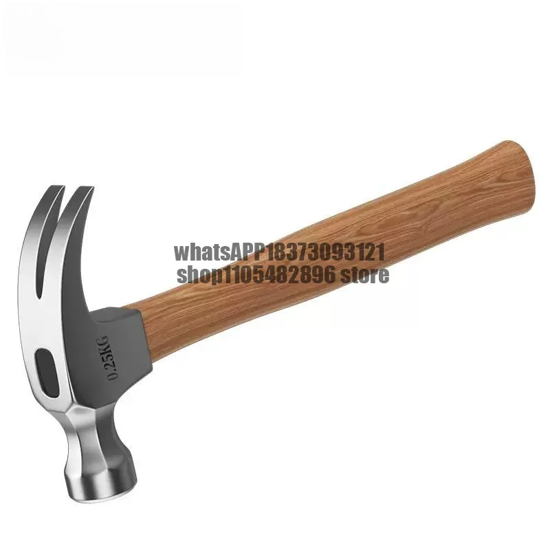 Croissant hammer Multifunctional iron hammer Round head Small nail hammer Woodworking tool Nail pulling Household woodworking