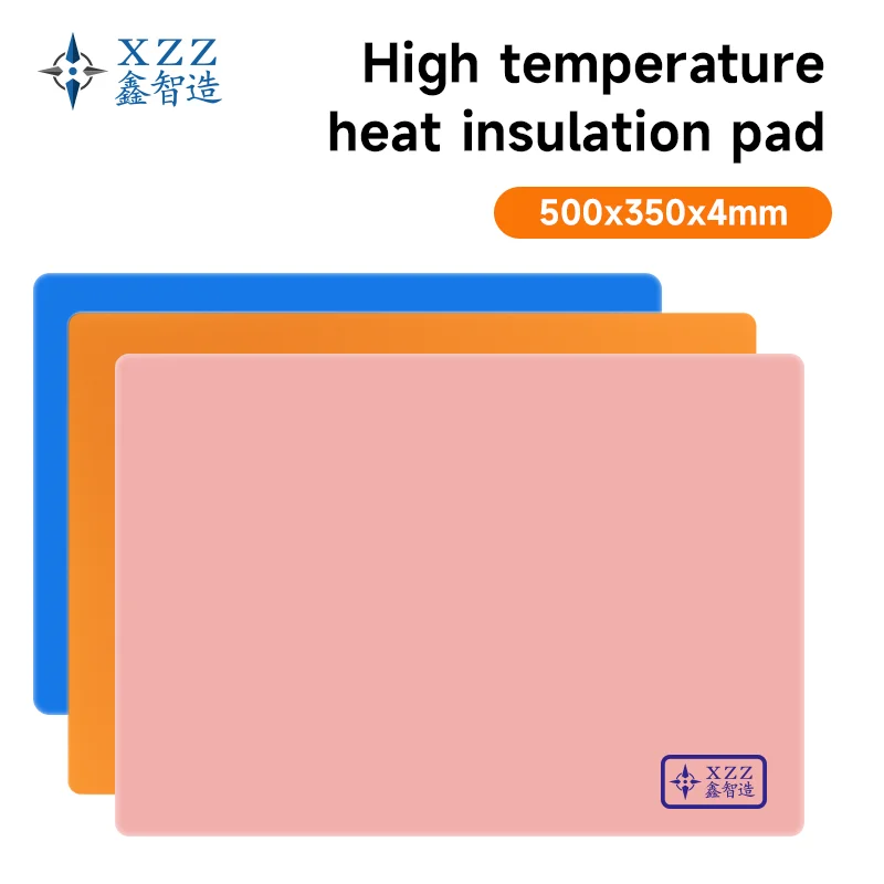 XZZ Large Size Soft Silicone Insulation Pad, High Temperature Resistant, 500mm x 350mm, Oversize Work Plane