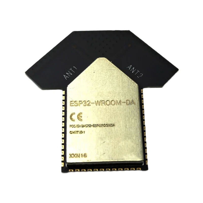 2.4 جيجا هرتز واي فاي + بلوتوث + بلوتوث LE وحدة ESP32-WROOM-Da N16 (16 ميجابايت) مع مذبذب كريستال 40 ميجا هرتز 16 ميجا بايت SPI فلاش