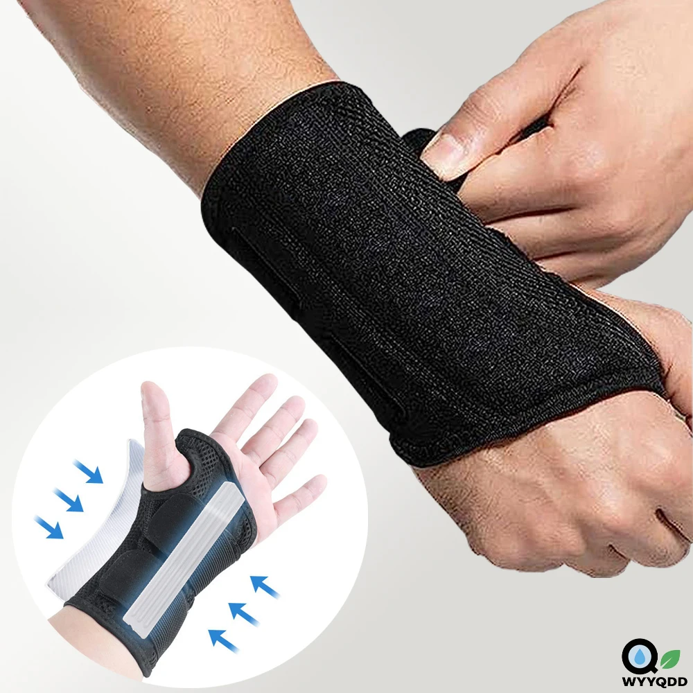 

Copper Compression Wrist Brace -for Men and Women, Adjustable Comfortable Hand Brace Support Copper Compression Wrist Brace