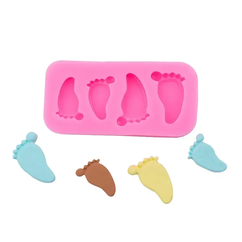 Moule à Gâteau en Silicone pour Bébé, Outils de Décoration de Cuisson, Ustensiles de Cuisson en Résine, Accessoires de Cuisine, Gadget