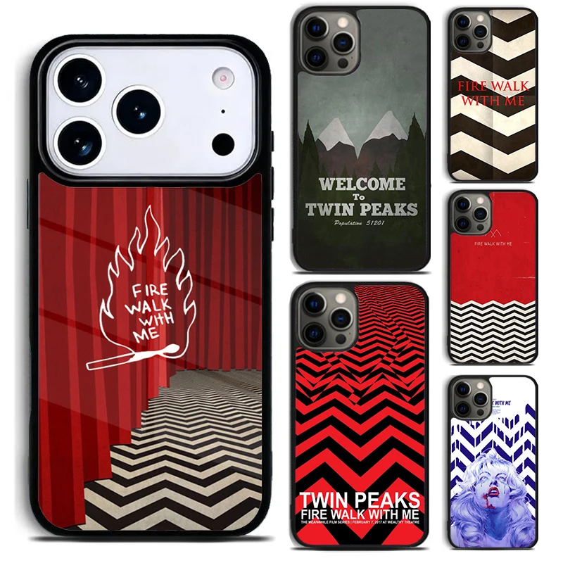 Fire Walk With Me Twin Peaks Phone Case for iPhone 17 16 15 Pro Max Air 14 13 12 11 Plus Shockproof Cover