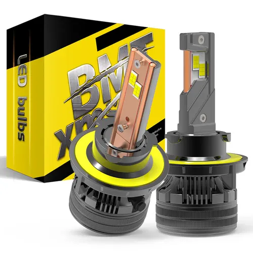Imagen 1 del producto BMTxms 2 uds Q7 9008 H13 9007 HB5 H4 faros LED de haz alto y bajo H1 H7 H8 H11 9005 HB3 9006 HB4 sin errores luces antiniebla DRL