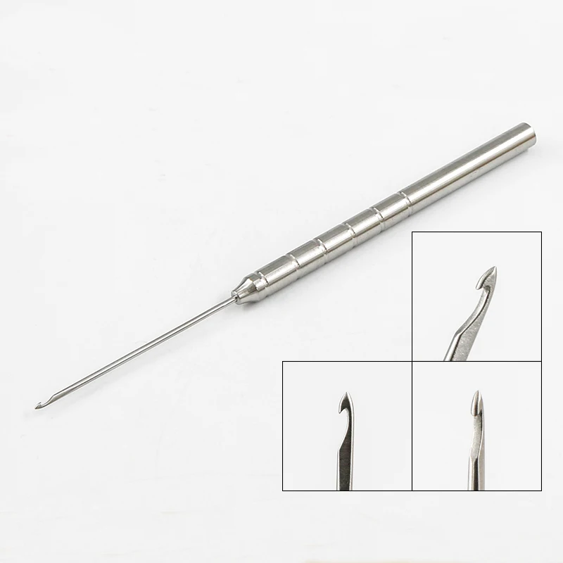 Naso per intaglio del filo, grande filo a V, filo interrato, raccolta dell'ago per la correzione dell'ago, restauratore dell'ago di rilascio, ago per uncinetto in plastica