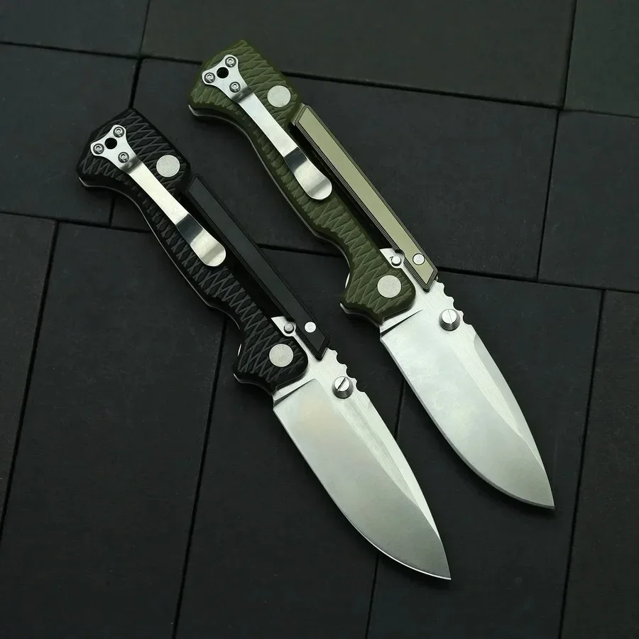 New Style AD15 Folding Knife G10 Aluminum Or Titanium Handle Outdoor Camping Hunting Fishing Survival Tactical Pocket EDC Knives