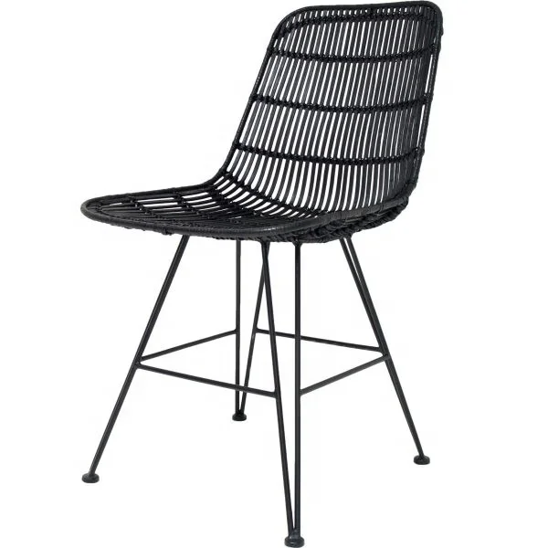 Hochwertiger, neu gestalteter Rattan-Barstuhl