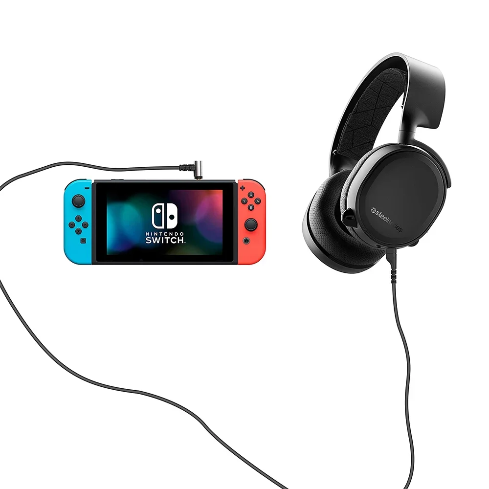 OFC เปลี่ยนสายถักไนลอนสำหรับสายไฟสำหรับหูฟัง SteelSeries Arctis 3 5 7 Pro สายหูฟังไร้สายชุดหูฟัง