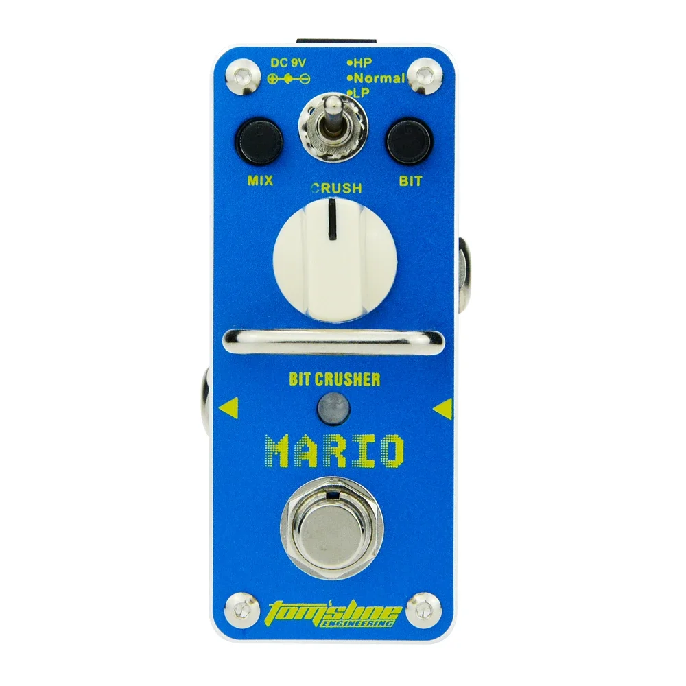 رائحة AMO-3 بت كسارة تأثير الغيتار دواسة جيتار كهربائي صغير تأثير واحد دواسة صحيح تجاوز الغيتار الملحقات الموسيقية