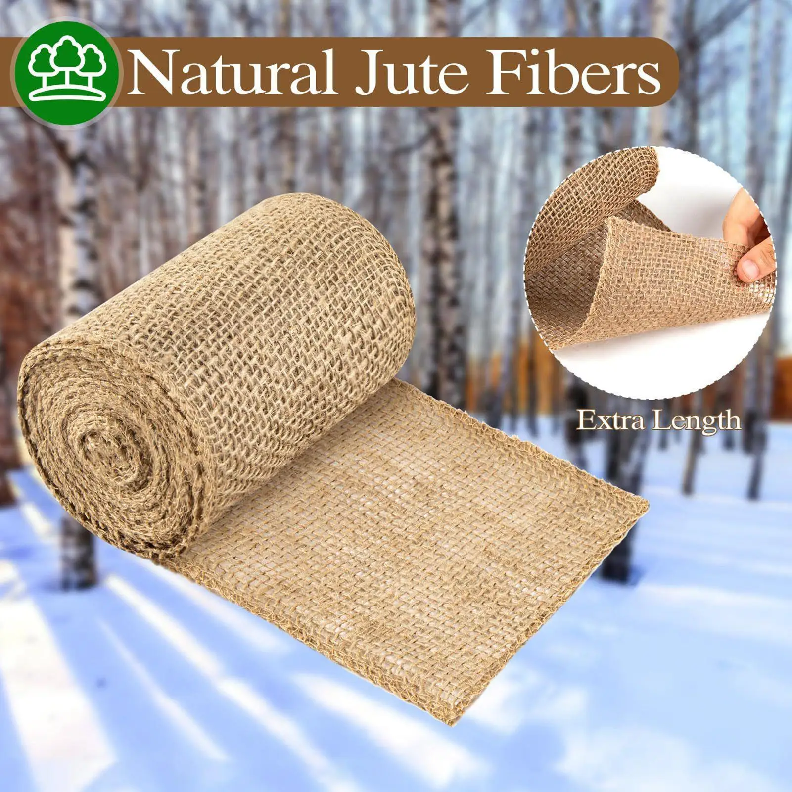 

Tree Trunk Wrap Breathable Antifreeze Guard Winter Garden Plants Tree Trunk Protector For Shrubs Plants Garden Yard Pathway