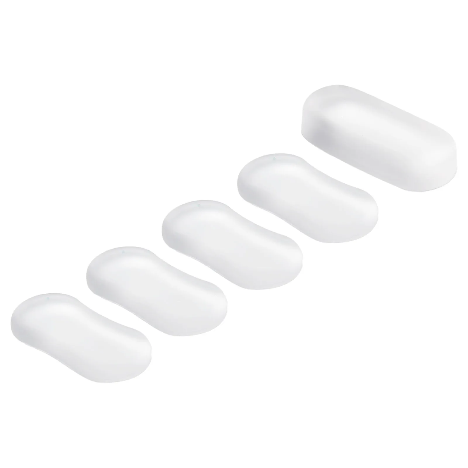 Bumpers Toilet Cover 5pcs pack Furniture Sound absorbing Anti vibration Mat Bidet Toilet Bumpers Transparent Rubber Mat