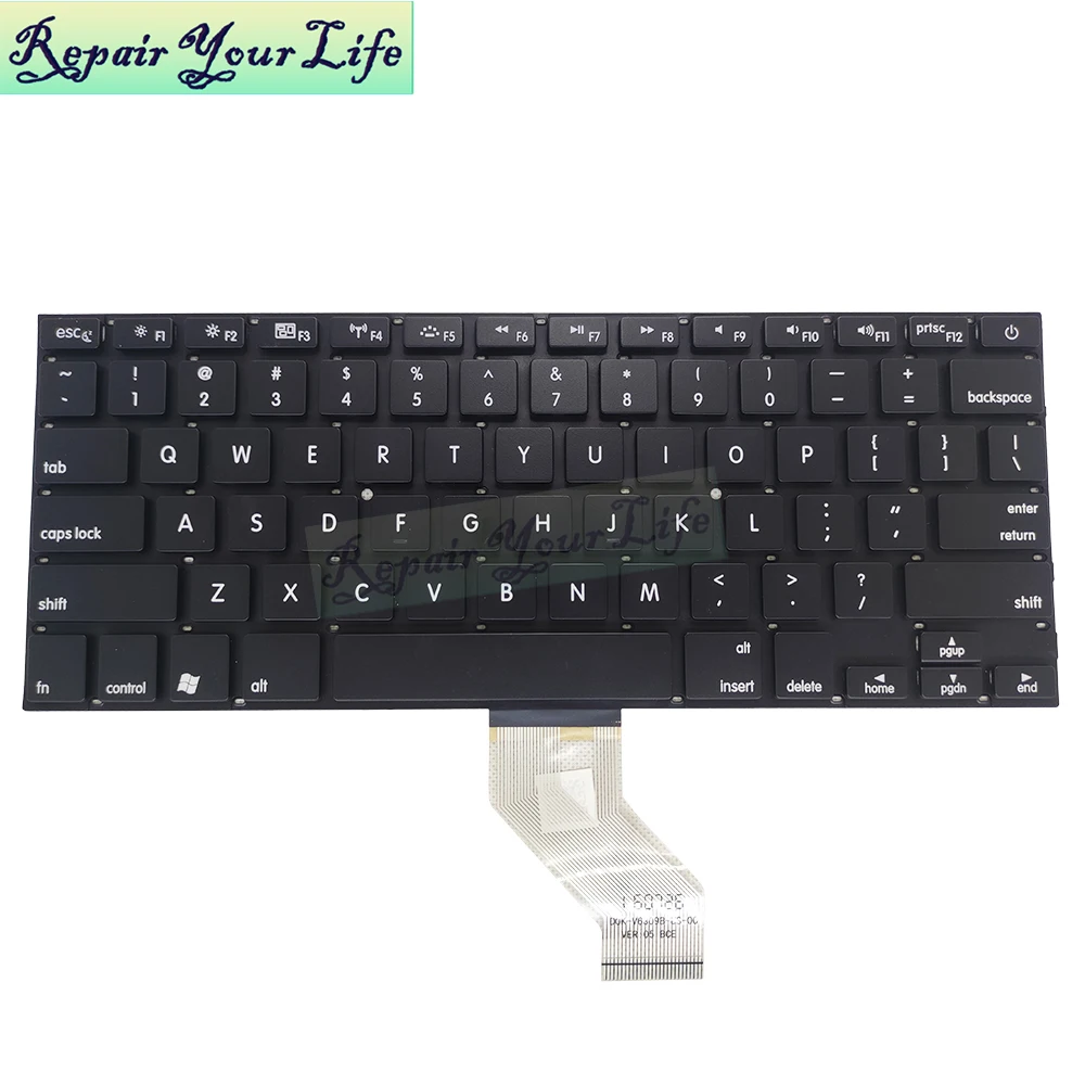 DOK-V6309B US English Russian RU Laptop Keyboard For ENZ C16S C16B U33 XPS 13 8808 D0K-V0369B Replacement keyboards AN-00-US New