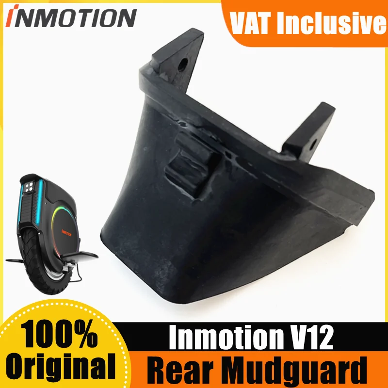 Original INMOTION V12 Rear Mudguard Cover Spare Parts Suit for Inmotion V12 Electric Unicycle Rear Rubber Fender Accessories