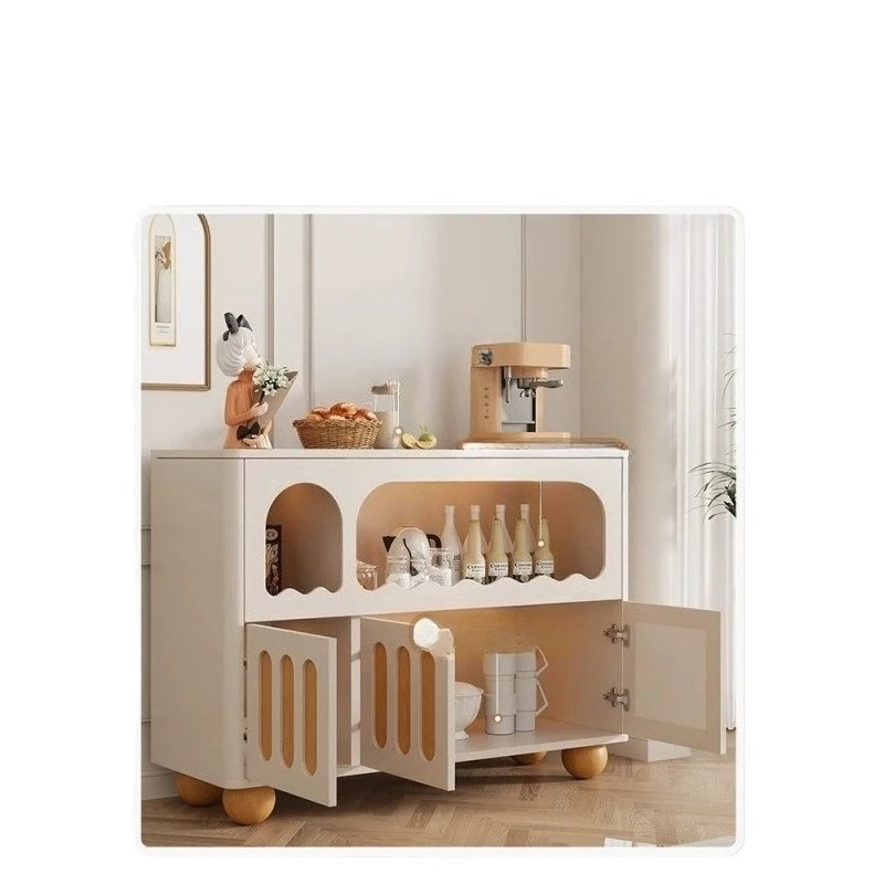 

Современный журнальный боковой шкаф в кремовом стиле, винный шкаф Hakka, легкий роскошный шкаф у стены