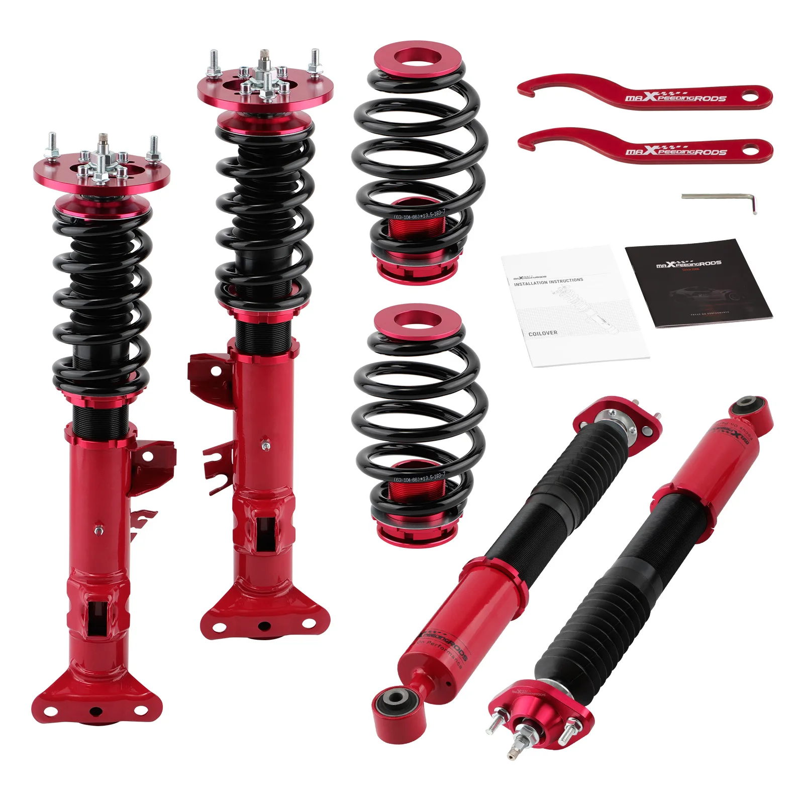 

MaXpeedingrods 24 Clicks Damping Coilovers For BMW E36 316i 318i 318is 320i 323i 325i 325is 328i Shock Suspension