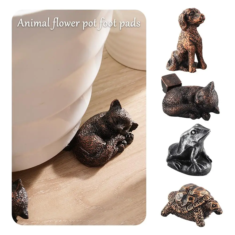 

3-Pack Animal Planter Feet Improves Root Air Circulation Keeps Pots Pot Decoration And Plants Flower Rotting From Prevents X5T6