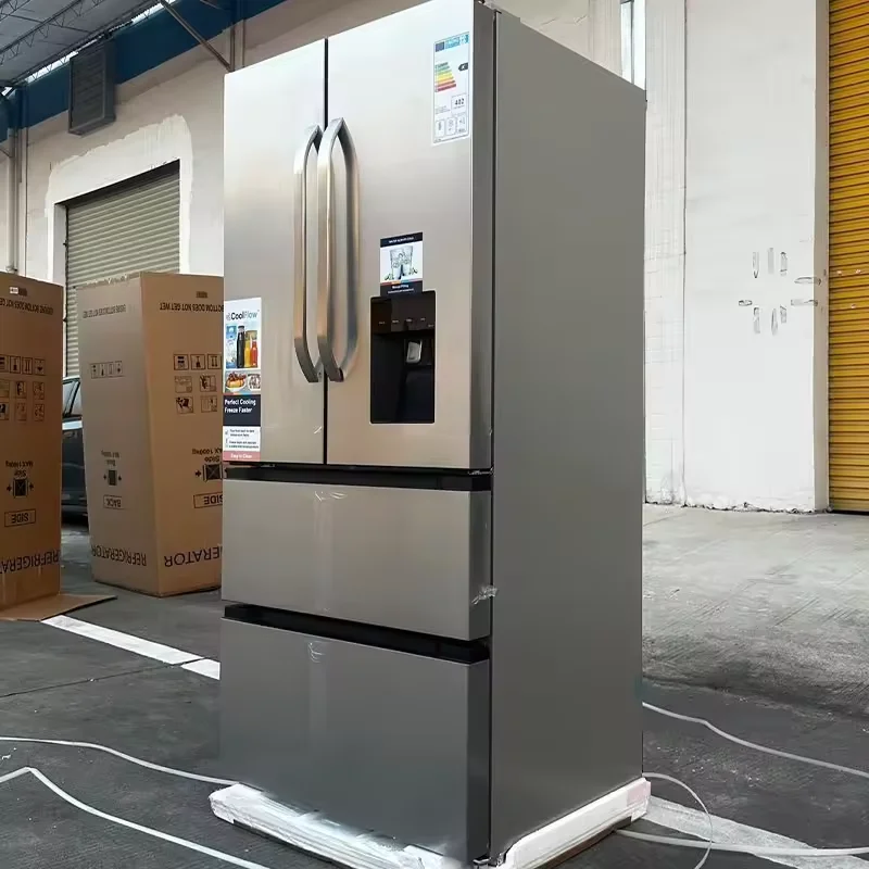 628 Litres French Door Refrigerator Air-Cooled Intelligent Household Commercial Use Double Door Water Dispenser