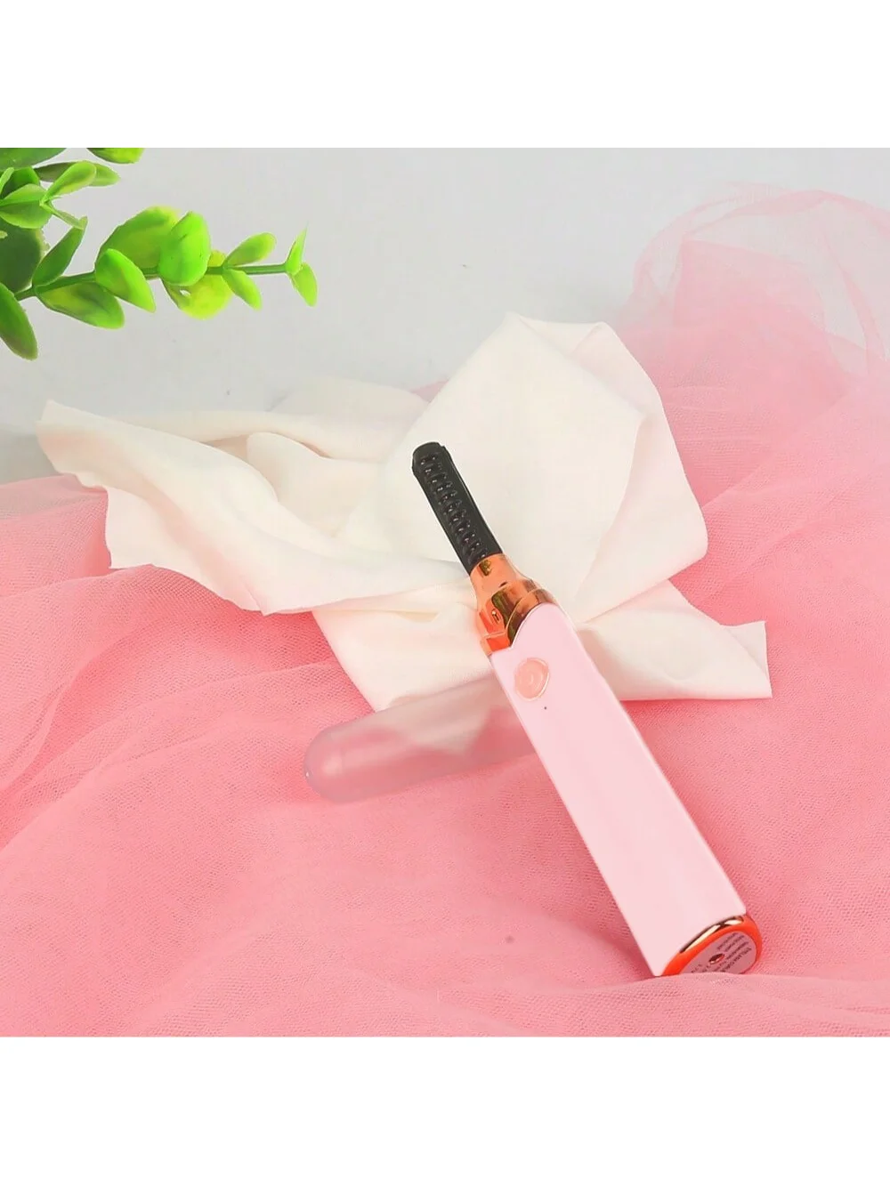 Rizador de pestañas con calefacción eléctrica, rizo de larga duración, permanente de pestañas eléctrica, Clip de pestañas, dispositivo rizador de pestañas recargable, 1 ud.