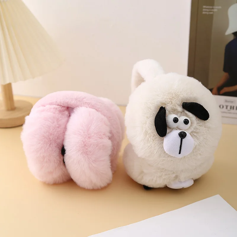 1pcs2024 غطاء أذن دافئ جديد واقي أذن شتوي النسخة الكورية من غطاء الأذن الصغير الكرتوني اللطيف