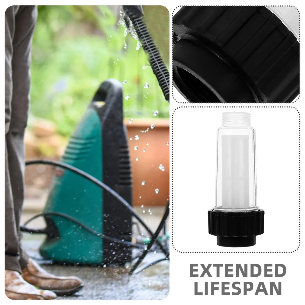 2pcs Pressure Washer Filter Inlet Water Filter For High Pressure Washer Garden Hose Rv Car Wash Sediment Removal Long Life