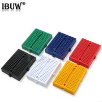 5PCS SYB-170 Universal Solderless Prototype Breadboard 170 tie-points Mini Breadboard DIY Kit White black Red yellow blue green