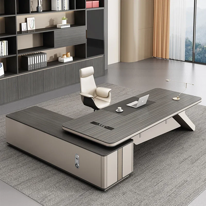 Modern Study Office Desk Gaming Computer Adjustable Luxury Office Desk Gadgets European Nordic Aesthetic Ufficio Salon Furniture