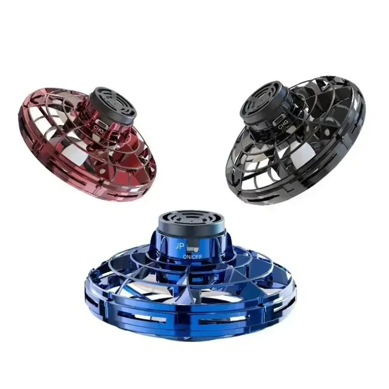 Creative สนุกกลางแจ้ง Boomerang Fidget Spinner มือควบคุม Mini Drone UFO Flying ของเล่น 360 องศาหมุน Magic Flying Spinner