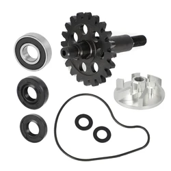 Water Pump Impeller Shaft Gear Kit Fits For Yamaha YZ250F WR250F 2001 2002 2003 2004 - 2013