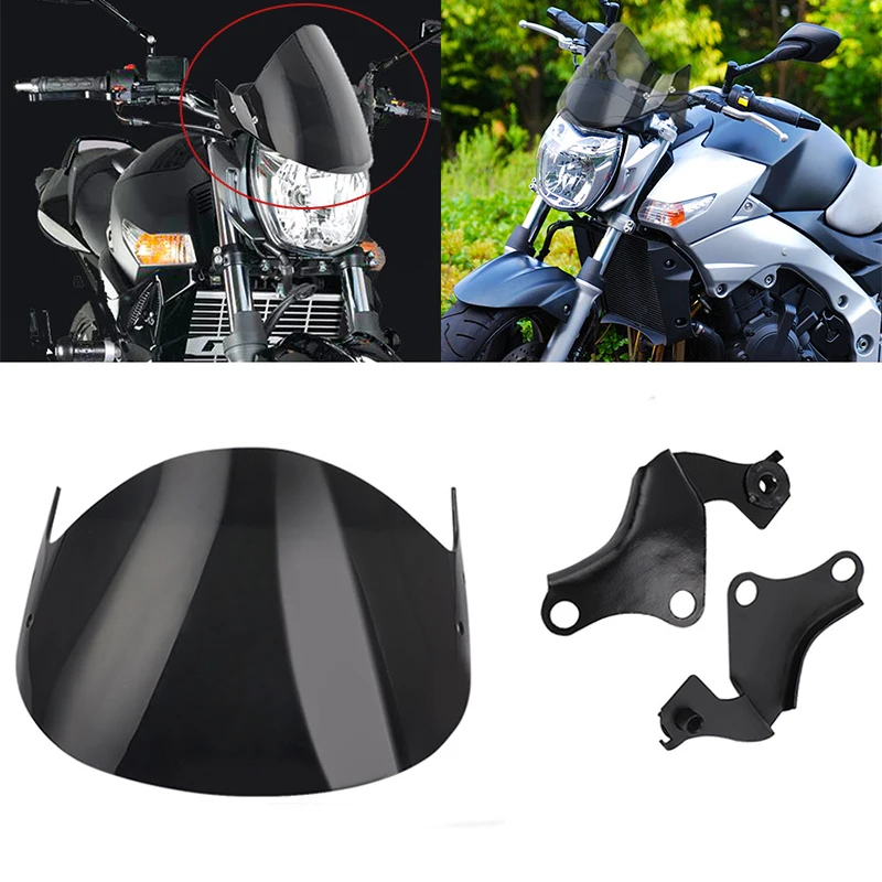 

Motorcycle Windshield Covers Windscreen Bracket Supports For Suzuki BK400 BK600 GSR400 GSR600 GSR BK 400 600 2006-2012 Deflector