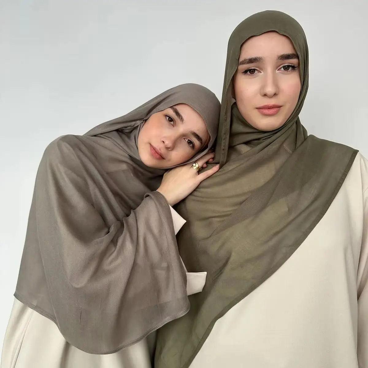 

Модные хиджабы из модала и хлопка, мусульманские платки для женщин, однотонные шарфы большого размера, исламские тюрбаны, повязки на голову 190*85 см