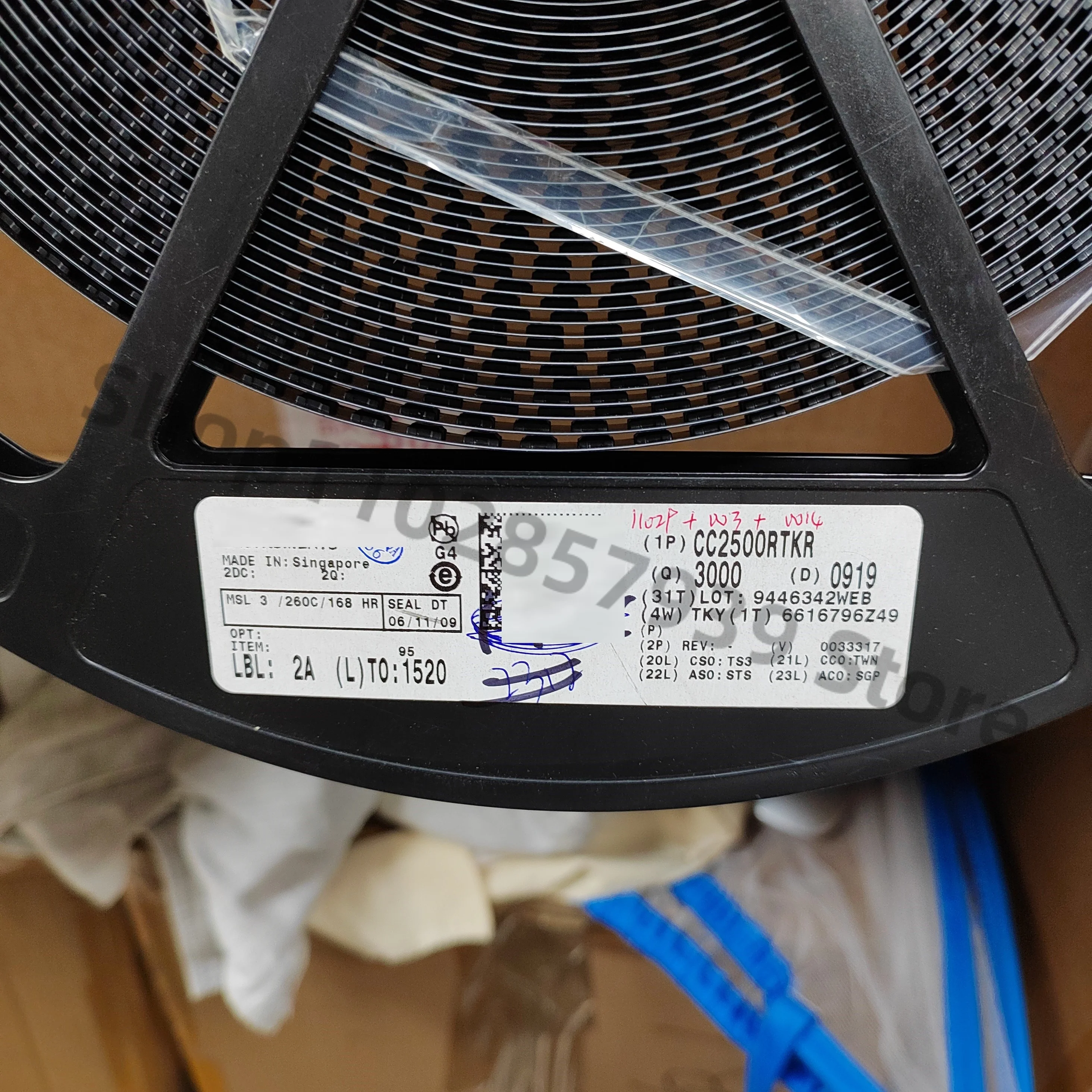 

CC2500RTKR QFN20 Оригинальный чип беспроводного приемопередатчика 5 шт./лот