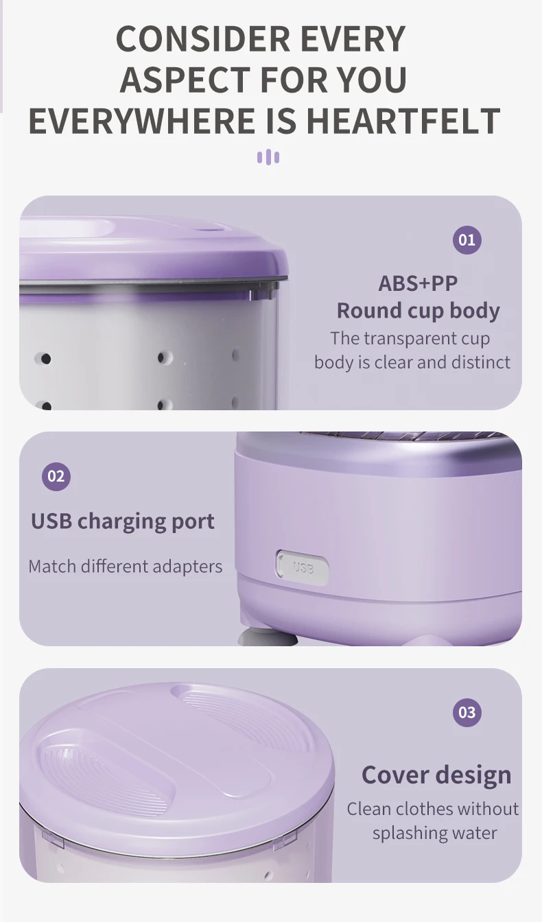 Wireless Mini Portable Washing Machine 27