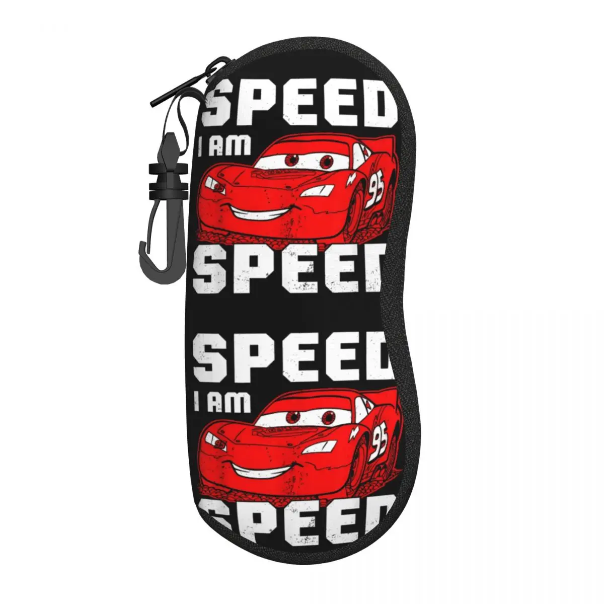 Cars Lightning McQueen I Am Speed Glasses Case Men Women Student Accessories Eyeglasses Box Charming Eyewear Container