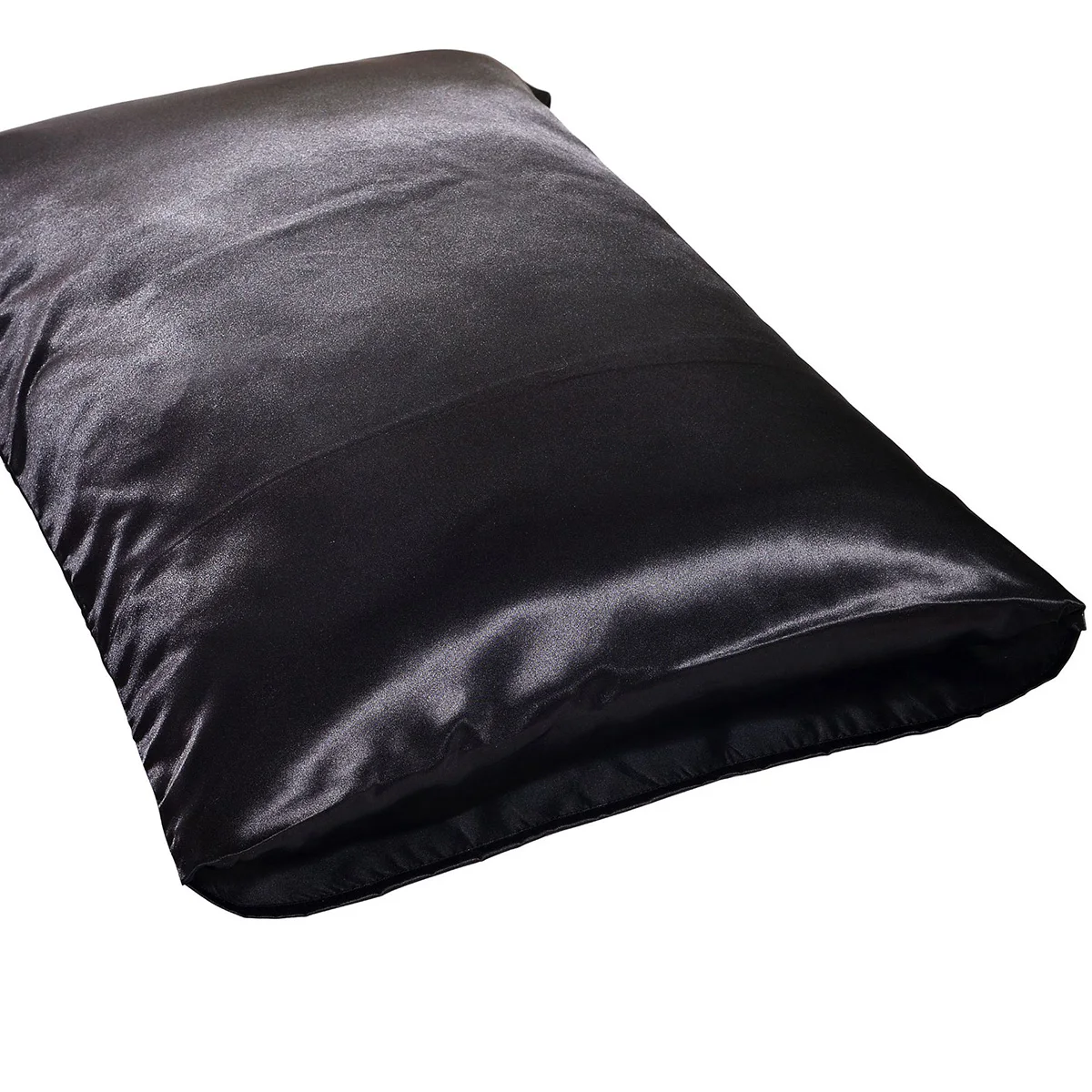 

Silky Satin Pillowcase 51x76cm Imitation Silk Pillow Cover Comfortable Wrinkle Free Machine Washable Tumble Dry Low
