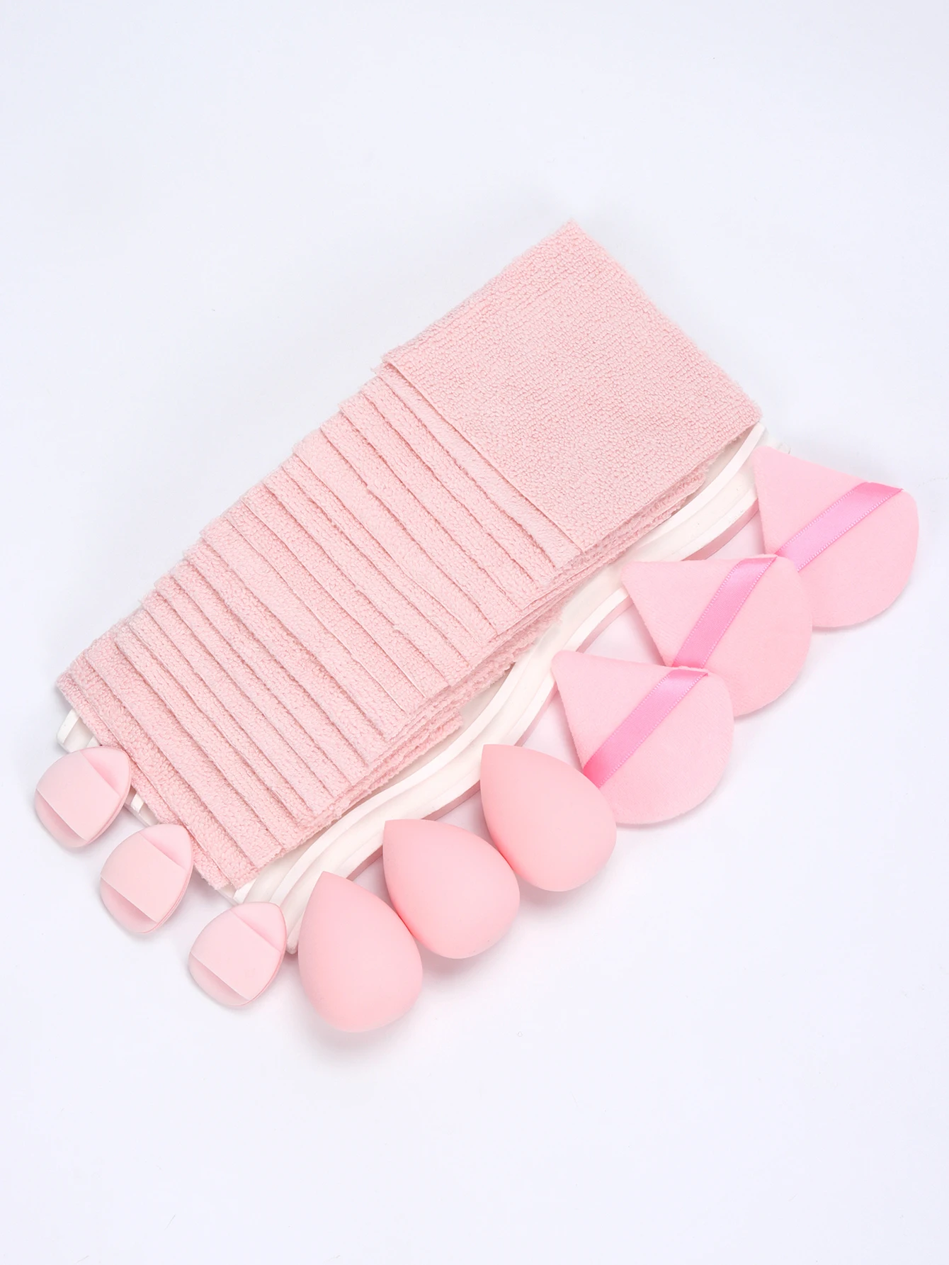 29ピースメイク落としパッド、水、ドライ、ウェットファンデーション付きの二重目的メイクスポンジ、すべての肌タイプに適しています