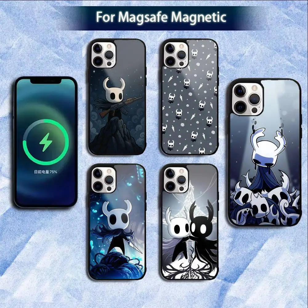 

Game H-Hollow K-Knight Phone Case For iPhone 16e,16,15,14,13,12,11,Plus,Pro,Max,Mini Magsafe Magnetic Wireless Charging