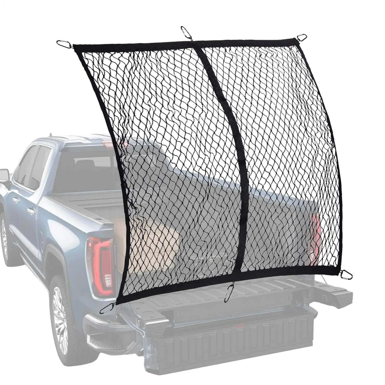 Truck Bed Net Highly Elastic Heavy Duty Truck Net Automotive Supplies for Ceiling Climbing Outdoor Rv Moving Groceries Camping