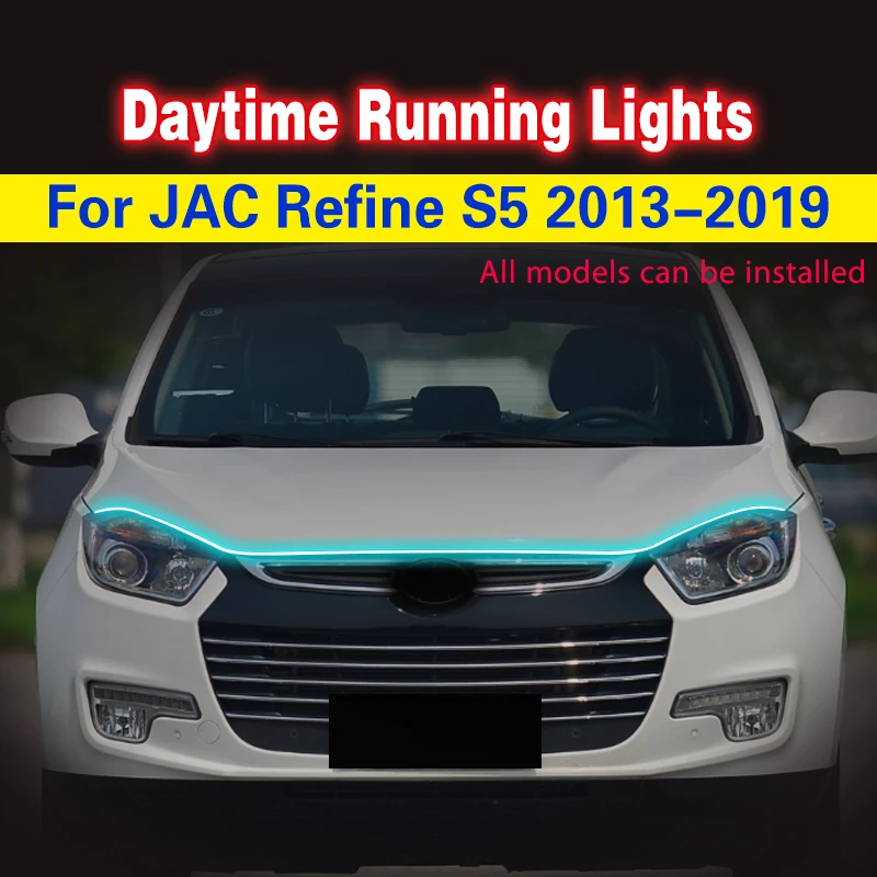 

1Pcs Car-styling 12V LED DRL fog lamp Daytime Running Lights For JAC Refine S5 2013-2019 Car Decorative Atmosphere Lamps DRL