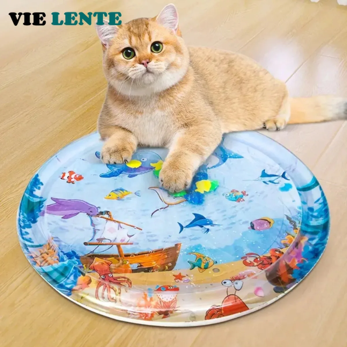 Water Sensory Play Mat Thickened Inflatable Pet Water Bed Cushion Puppy Cats Pet Kennel Top Quality Cool Cold Mat Pet Supplies