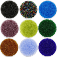 1000/1800Pcs 2mm Transparent Color Czech Glass Seed Beads Round Loose Beads for DIY Bracelet Earrings Jewelry Making Accessories