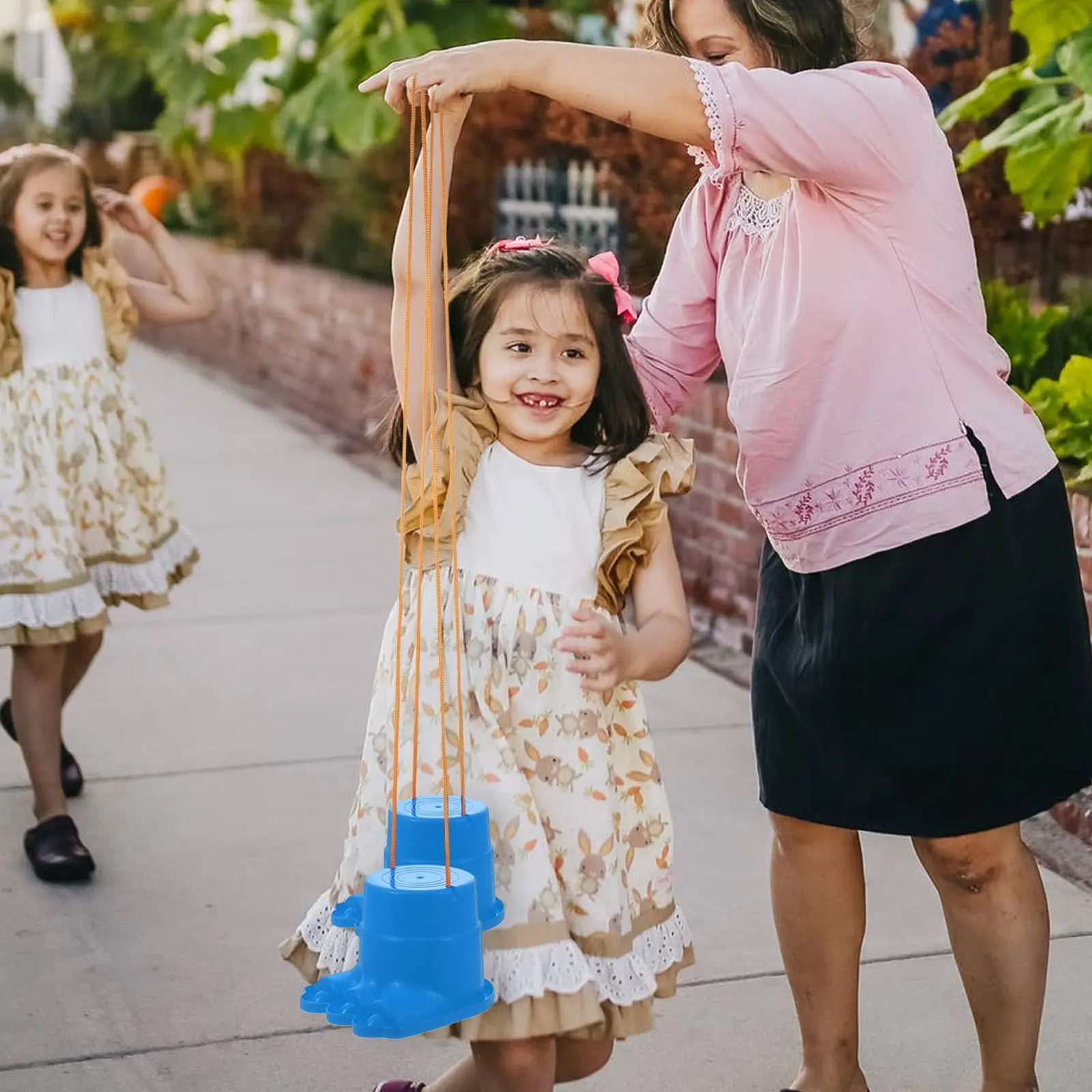 2-delig stelten zintuiglijk trainingsspeelgoed kinderen sportspeelgoed kleuterschool speelbal buitenspel rekwisieten elastisch lichaam interactief