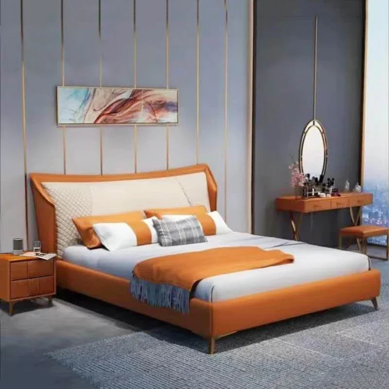 

-Neue Art Holzbett Designs akzeptieren Anpassung Möbel Bett