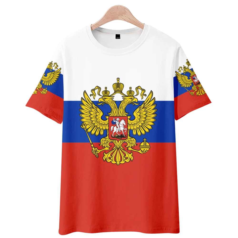 Bandeira russa T Shirt Homens Rússia T-shirt Urso de Fitness T Shirt 3d Anime Tshirts Sexy Camisas Masculinas Casuais Tops Mens Vestuário Verão