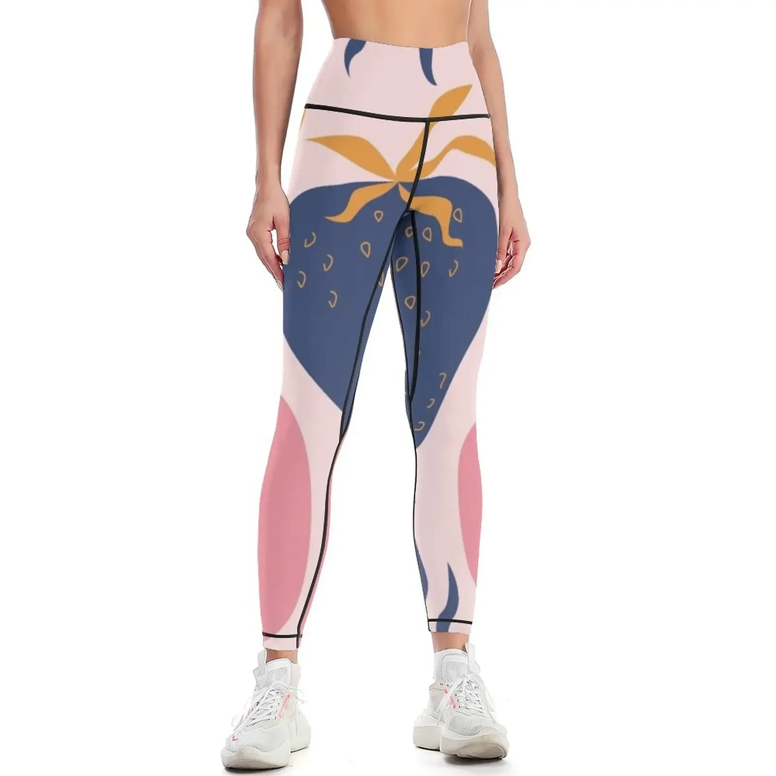 

Strawberries Explosion Leggings leggins push up woman Women's fitness Women's gym joggers for Womens Leggings