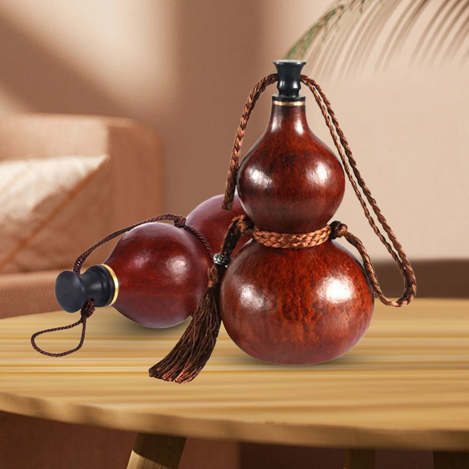 Chinese Retro-Inspired Gourd Water Bottle 150ML Large Capacity Wine Bottle Creative Durable Gourd Beverage Container