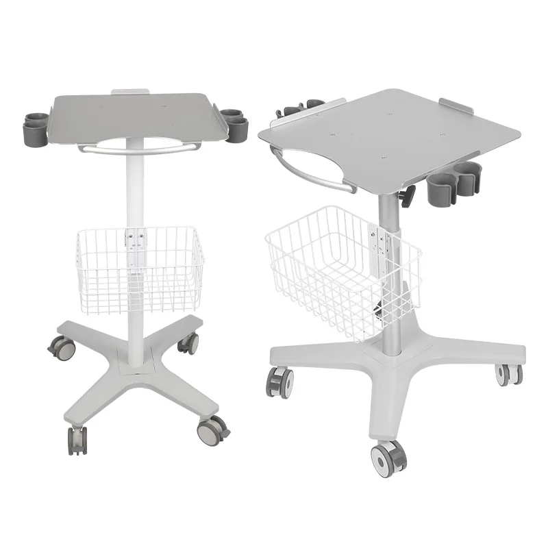 

Small Bubble Beauty Instrument Trolley Multi-function 4 Wheels Mobilebase Shelf High-grade Tool Cart Beauty Salon