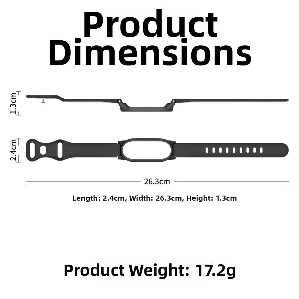 Tali Pengganti Casing Perekam Suara Silikon Baru Terintegrasi dengan Pergelangan Tangan ​ Penutup Pelindung Portabel untuk PLAUD NotePin/NotePin S