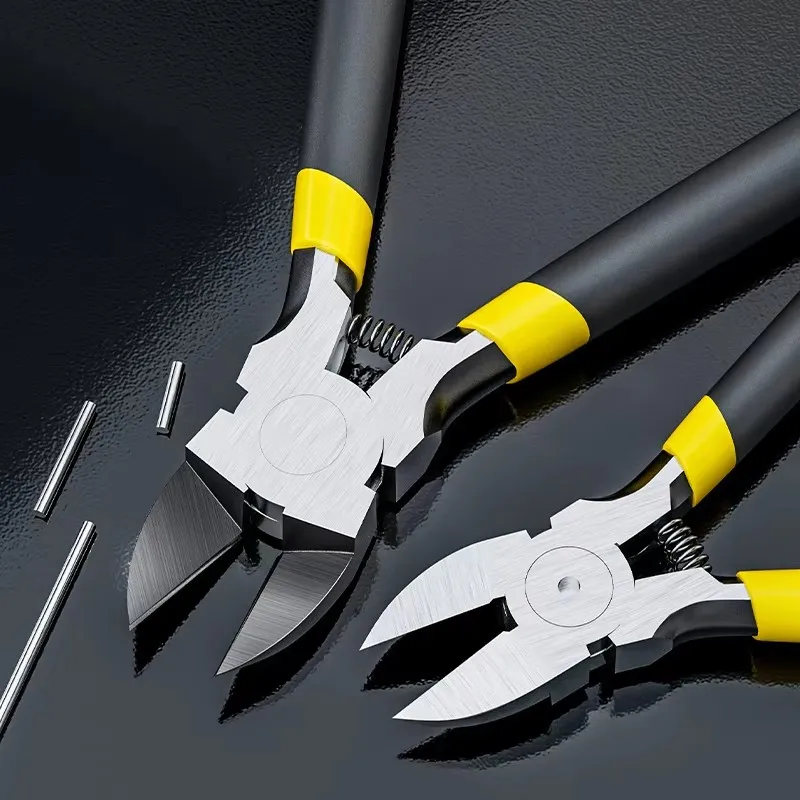 Alicates diagonales de 4 y 6 pulgadas, cortador de alambre universal, mini herramientas manuales multifuncionales, cortador de alambre para electricistas